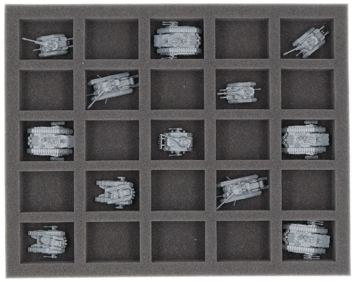 FS040A036 Feldherr Full-Size foam tray for Legions Imperialis - 25 compartments