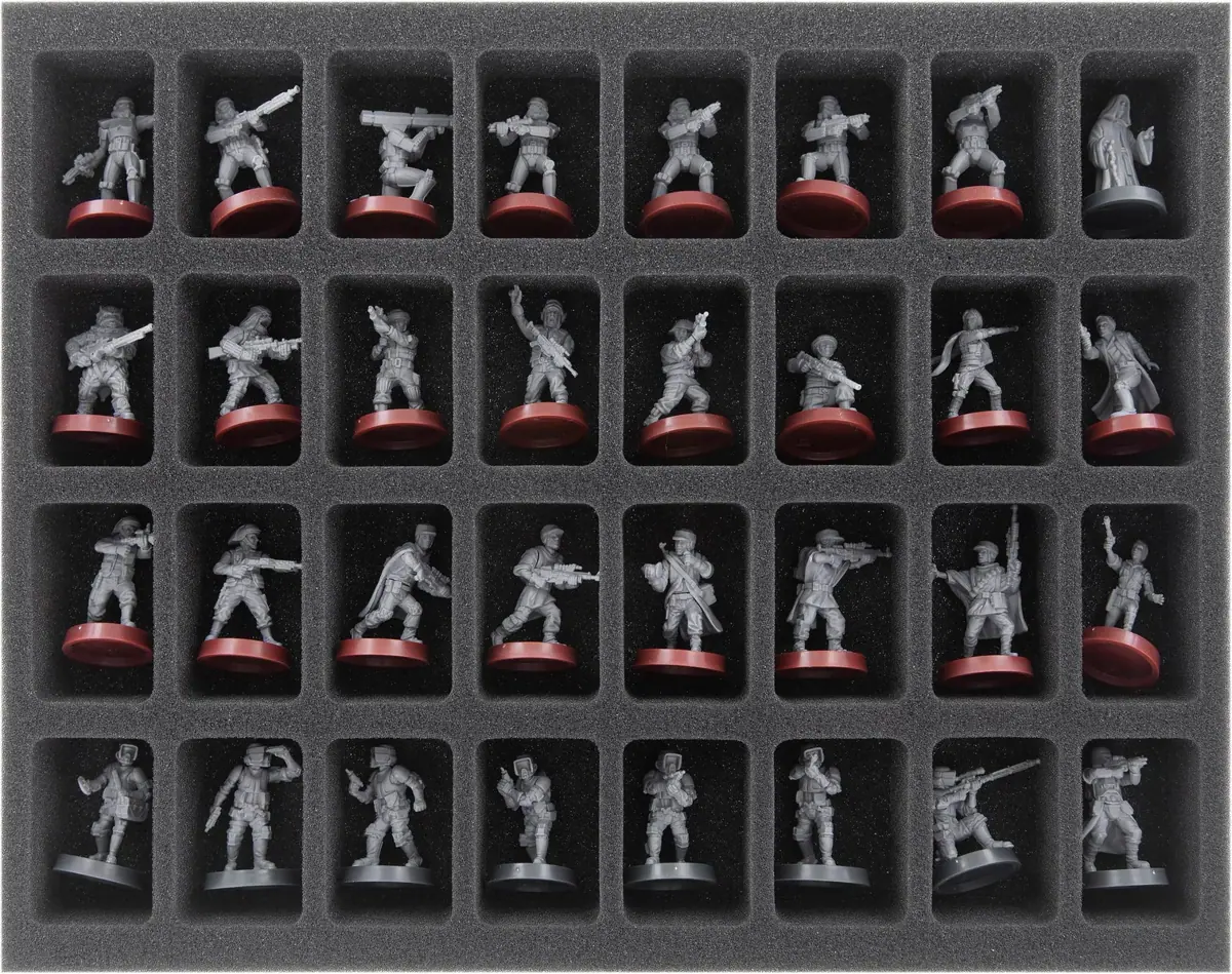 FS040LG08 foam tray for Star Wars Legion - 32 miniatures
