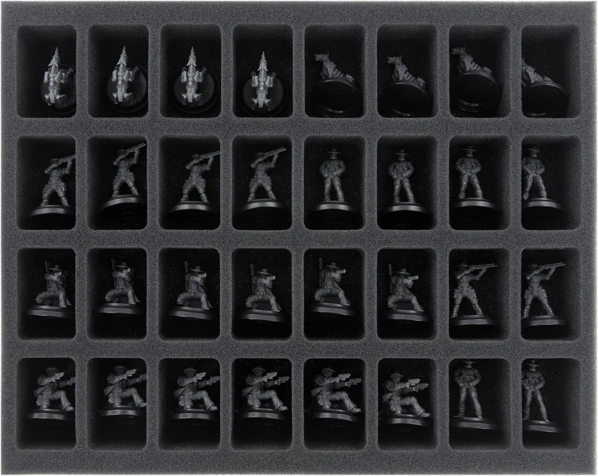 FS045A002 Feldherr foam tray for Wild West Exodus - 32 miniatures