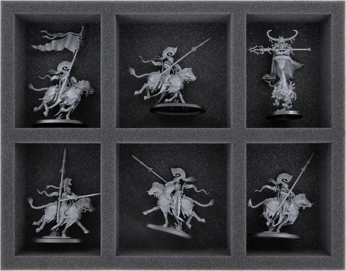 FS050A037 Feldherr foam tray for Lumineth Realm Lords - 6 compartments