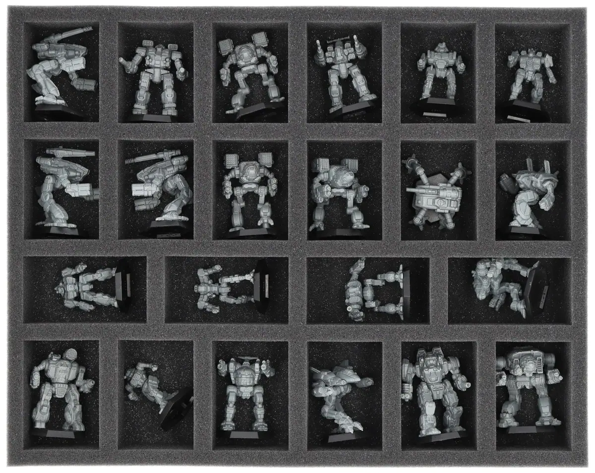 FS050A038 Feldherr foam tray for BattleTech - 22 Mechs