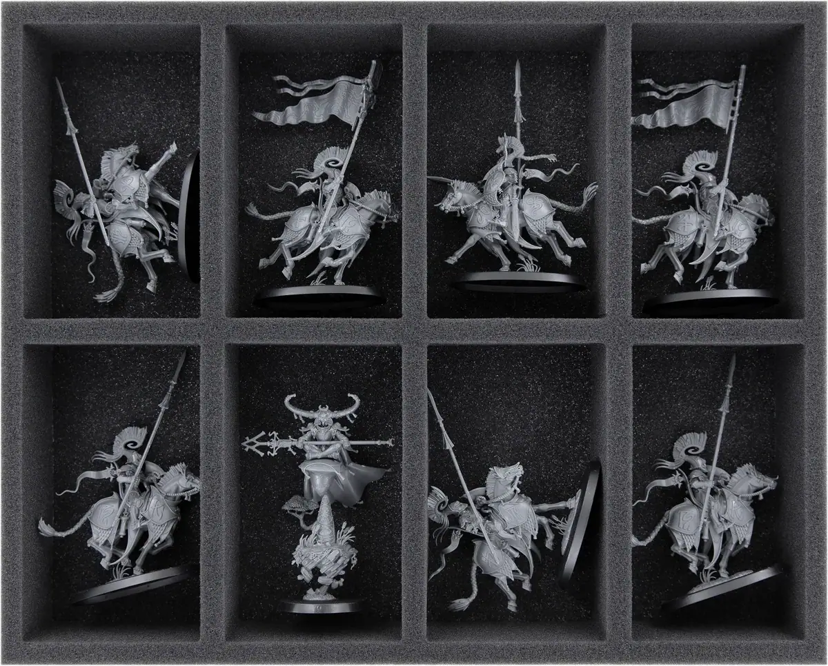 FS050A059 Feldherr foam tray for Lumineth Realm-lords - 8 compartments