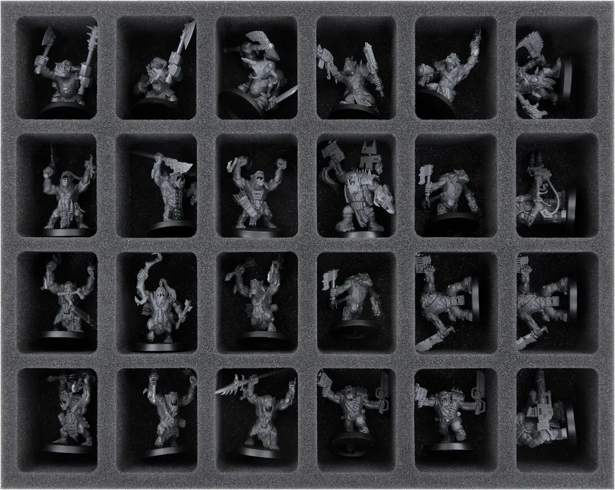 FS050A071 Feldherr foam tray for Orks - 24 compartments