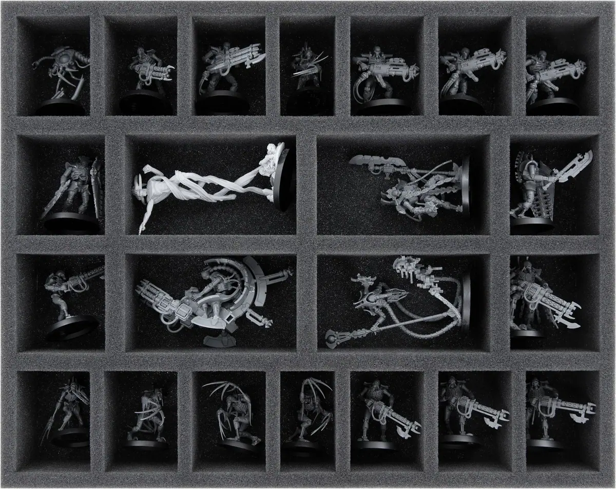 FS050A076 Feldherr foam tray for Necrons - 22 compartments
