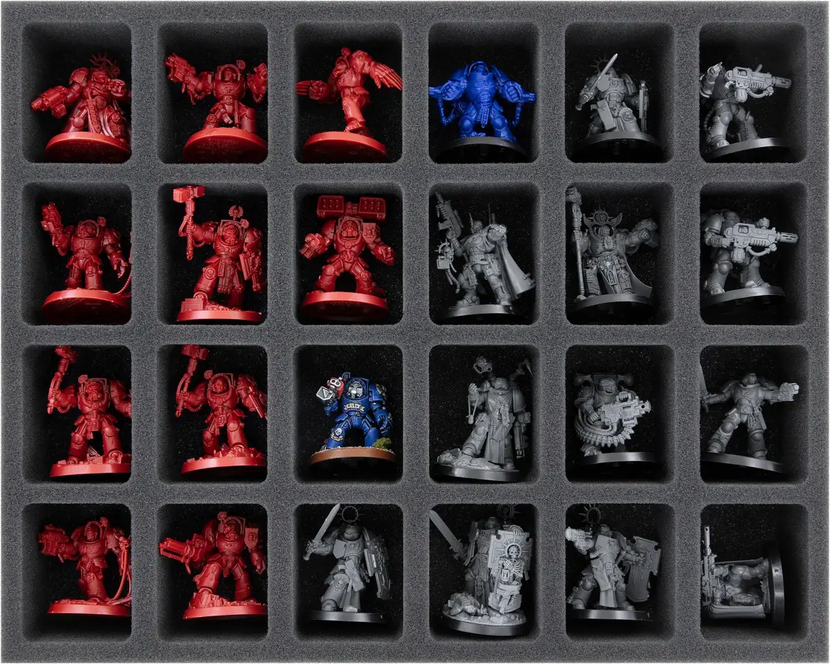 FS050A078 Feldherr foam tray for Space Marines - 24 compartments