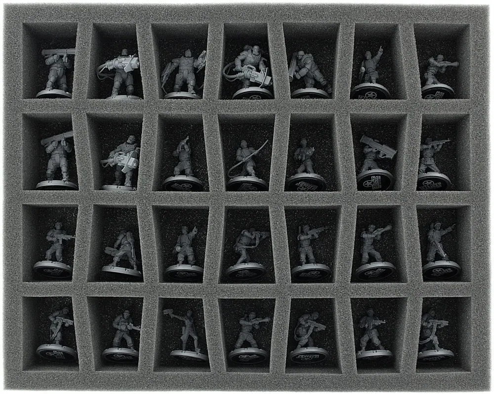 FS050A080 Feldherr foam tray for Dust 1947 - 28 compartments