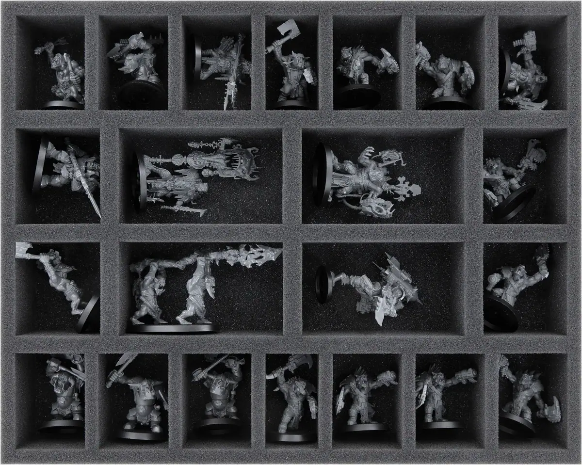 FS050A084 Feldherr foam tray for Orks - 22 compartments