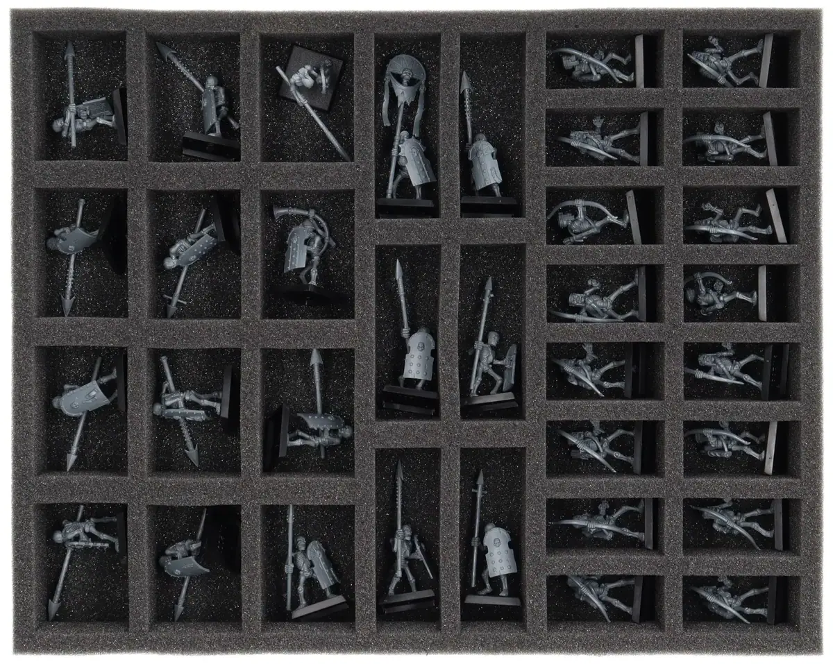 FS050A118 Feldherr foam tray for Tomb Kings of Khemri - 34 compartments
