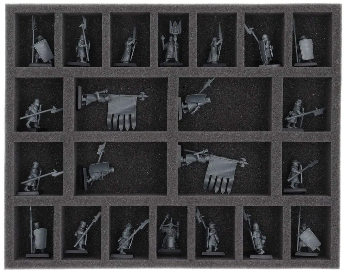 FS050A120 Feldherr foam tray for Kingdom of Bretonnia - 22 compartments