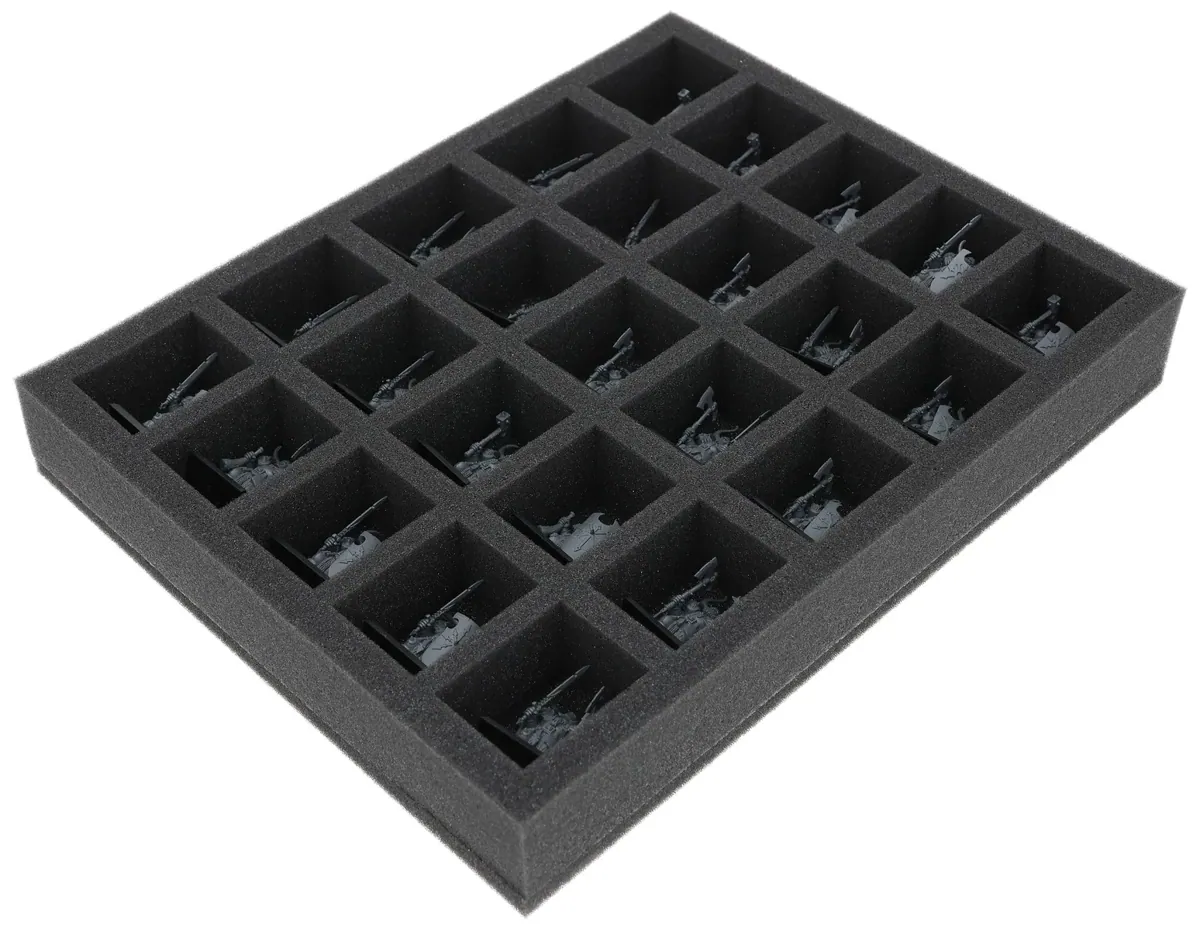 FS050A126 Feldherr foam tray for Warriors of Chaos - 25 Compartments