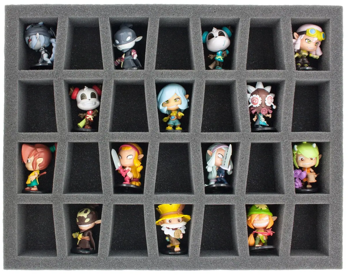 FS050KR04 50 mm full-size Figure Foam Tray for 28 Krosmaster figures