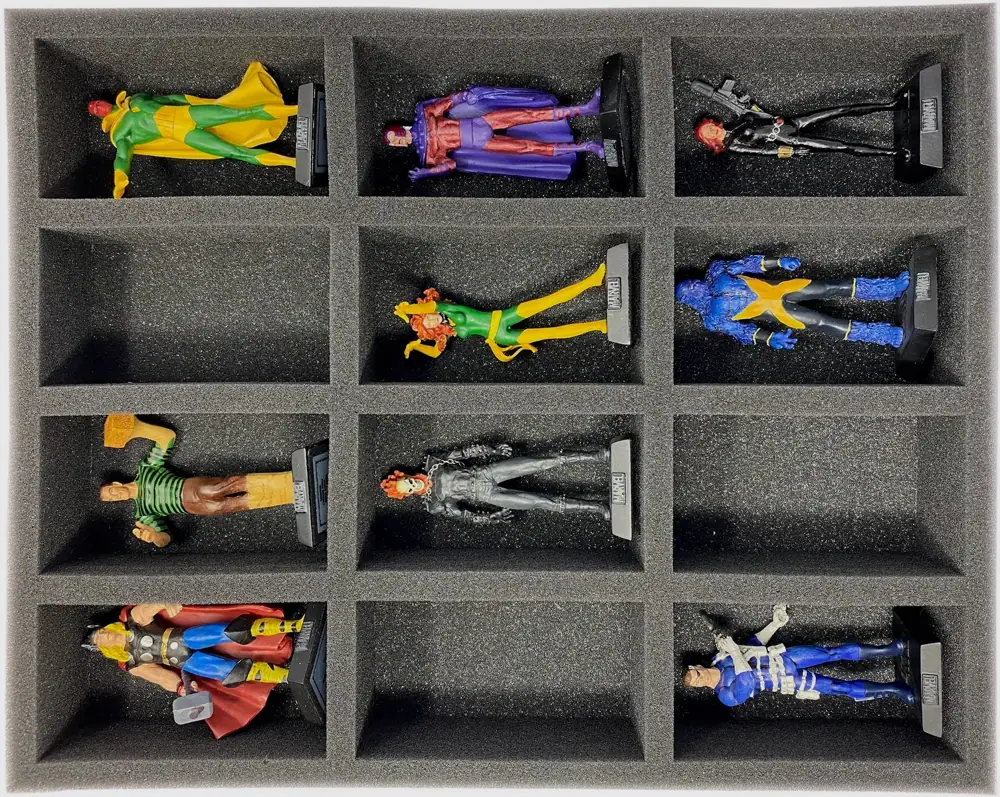 FS055A006 Feldherr foam tray for Eaglemoss figurines - 12 compartments
