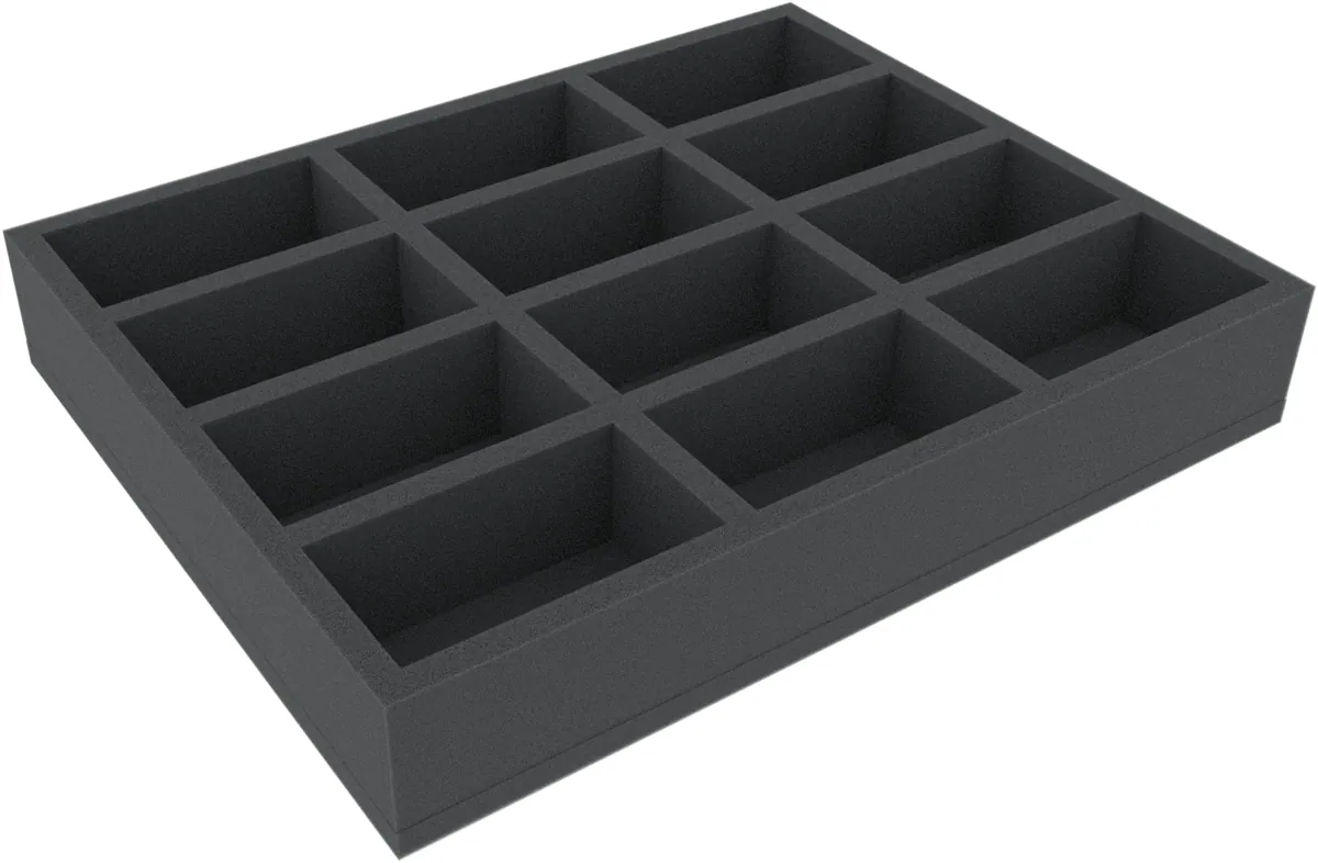 FS055A007 Feldherr foam tray for Battlefleet Gothic - 12 compartments