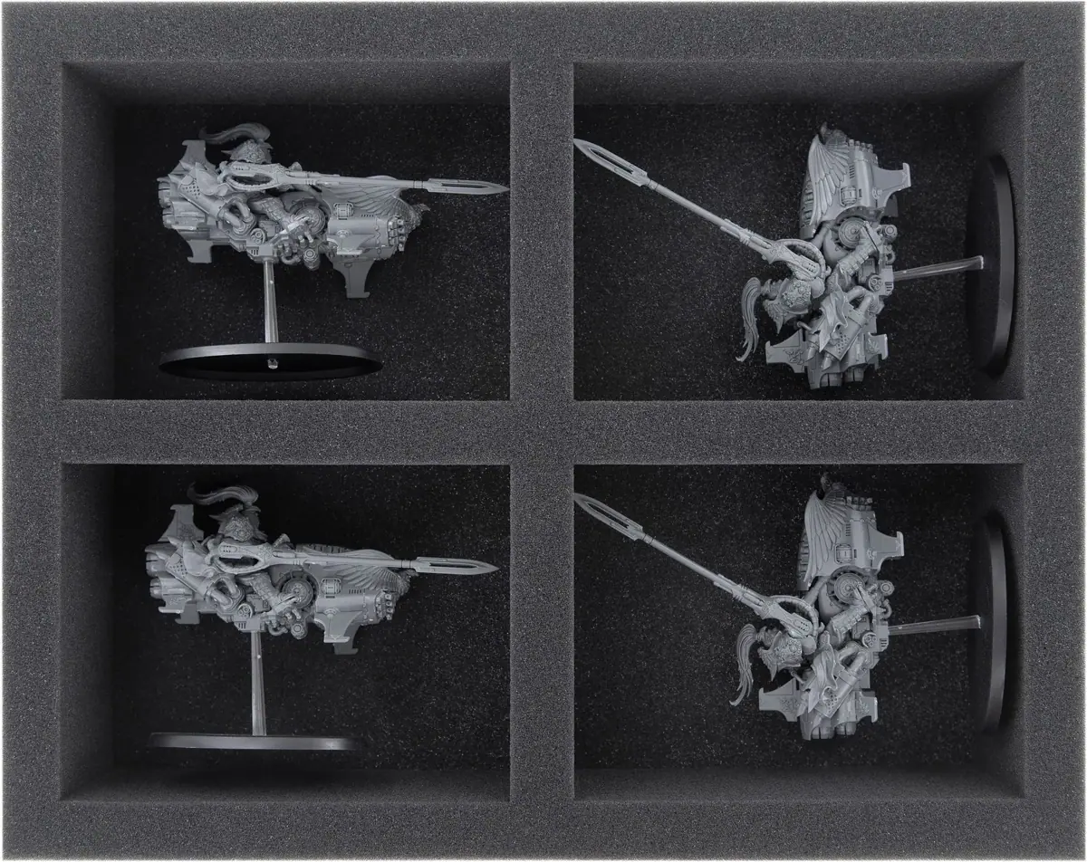 FS060A004 Feldherr foam tray for Adeptus Custodes - 4 compartments