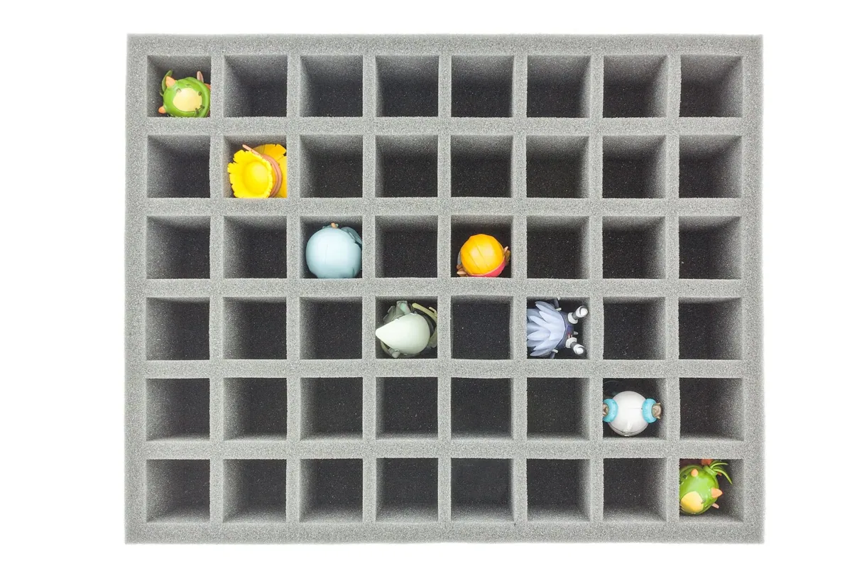 FS070KR06 70 mm Figure Foam Tray with 48 slots - full-size