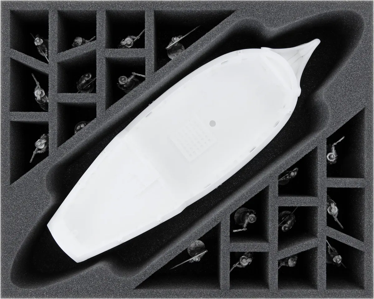 FS075A005 Feldherr foam tray for Blood and Plunder - ship model + infantry