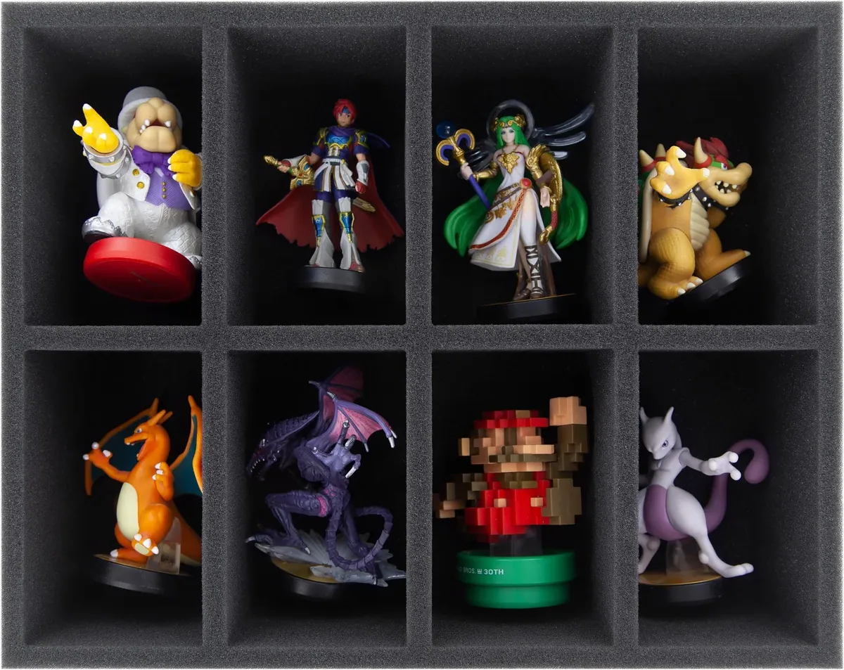 FS090A002 Feldherr foam tray for Nintendo Amiibos - 8 compartments
