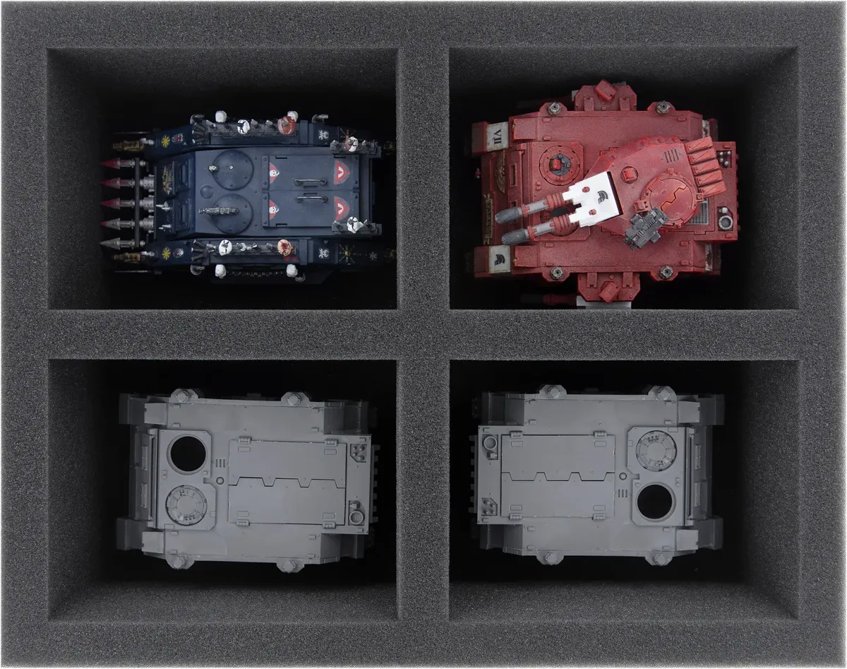 FS090A007 Feldherr foam tray for Legiones Astartes - 4 compartments