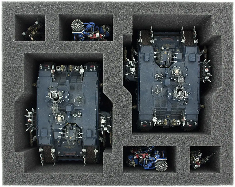 FS110A003 Feldherr foam tray for Chaos Space Marines - 6 compartments