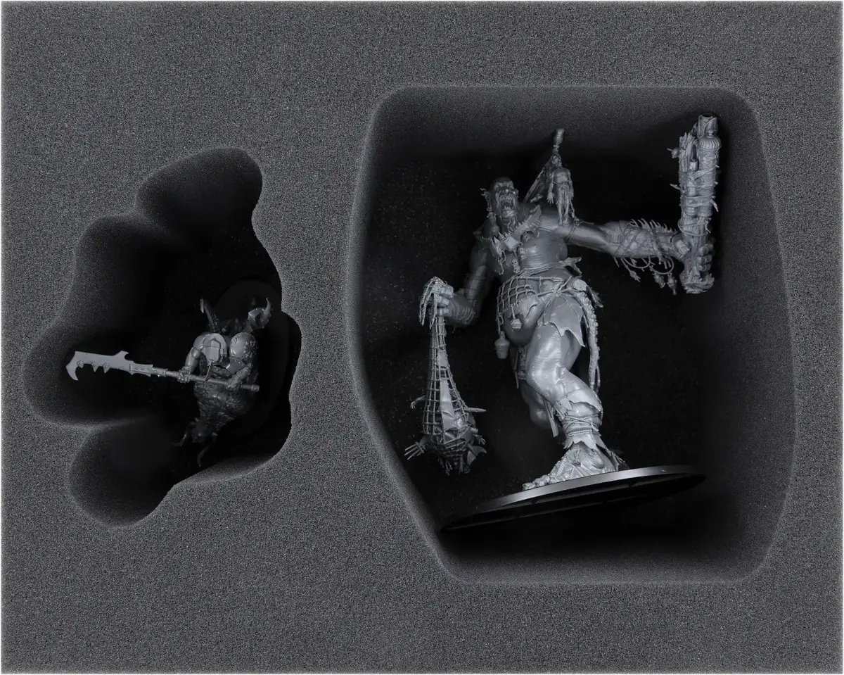 FS140A004 foam tray for Orruk Warclans - 2 compartments