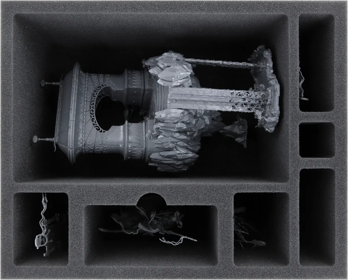 FS145A001 Feldherr foam tray for Lumineth Realm-Lords - Shrine Luminor