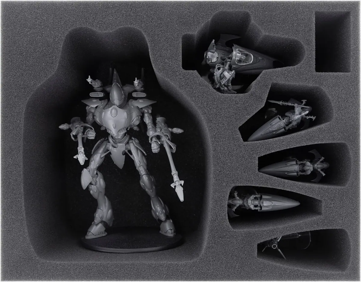 Feldherr foam tray set for Wraithknight + Jetbikes + Vyper