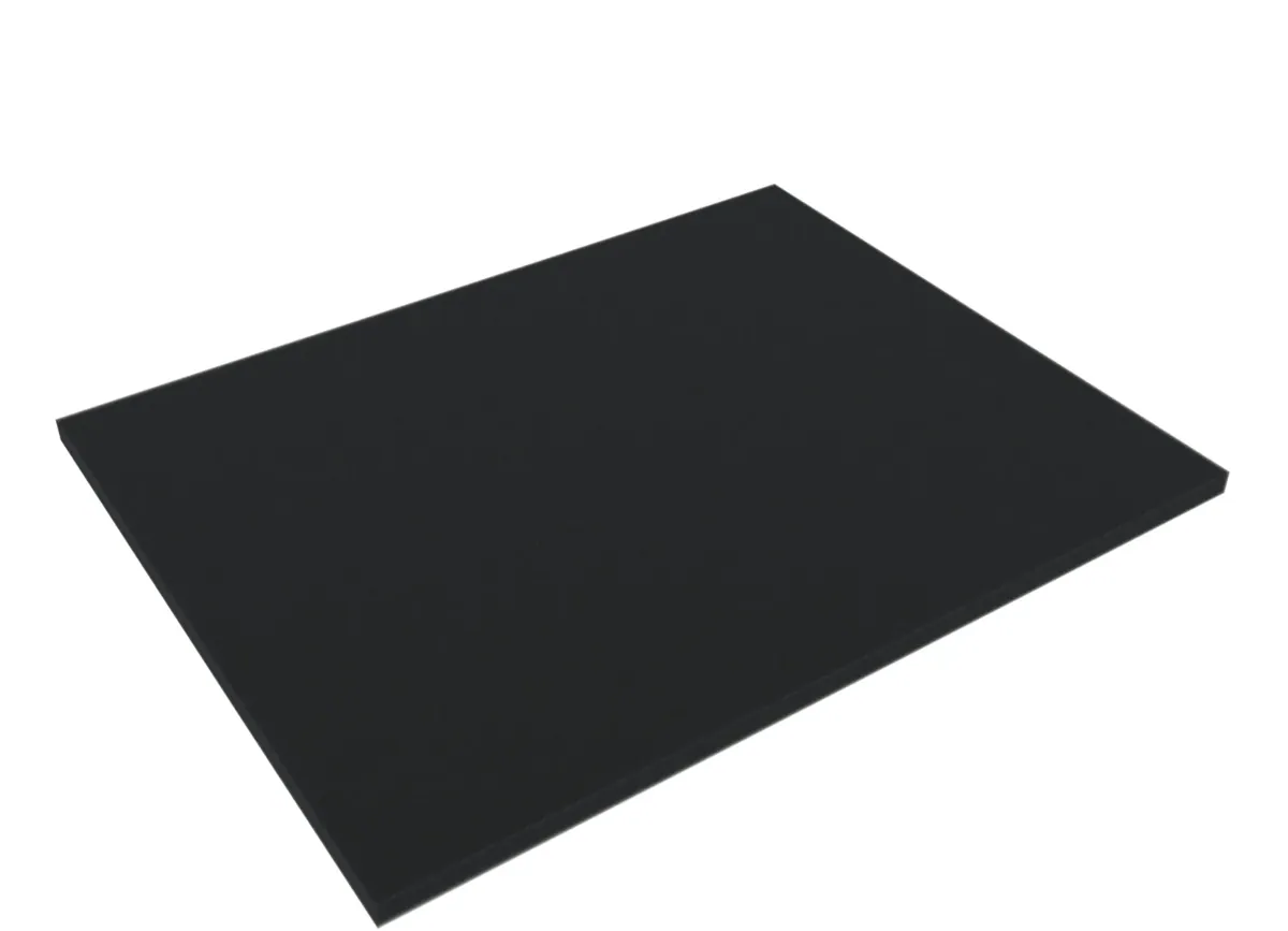 FSBA010-PE 10 mm PE rigid foam mat in FELDHERR Full-size shape