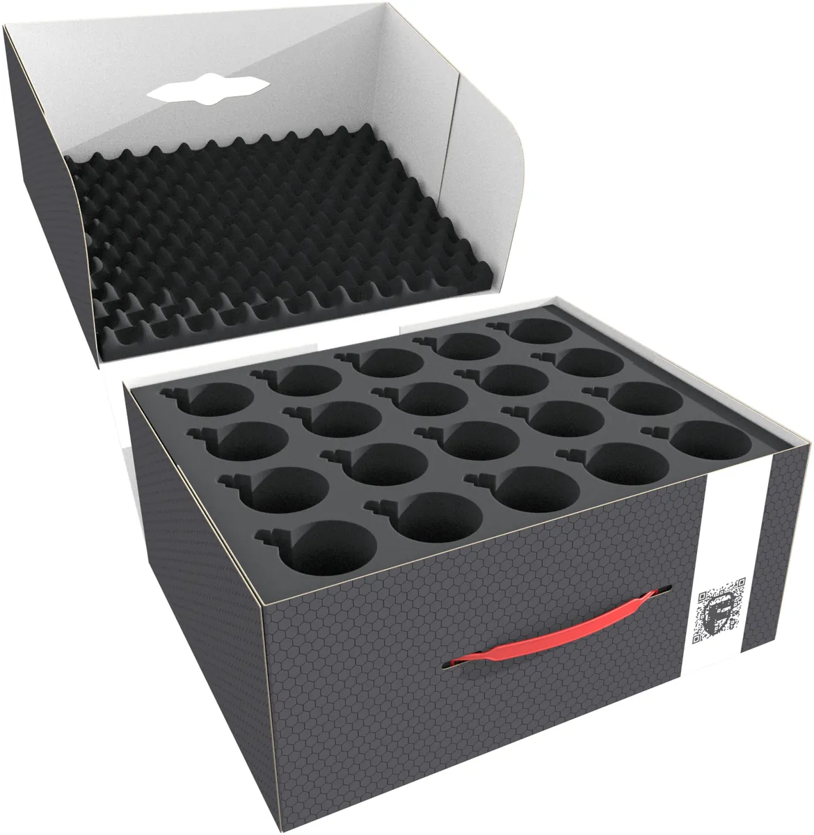 Feldherr Storage Box FSLB150 for 40 Christmas baubles diameter 50 mm