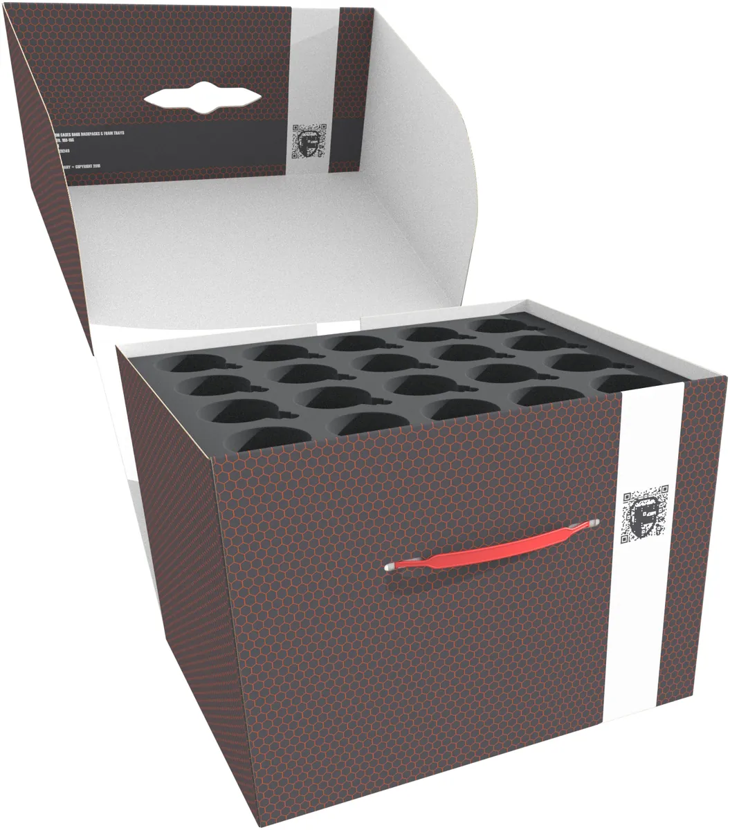 Feldherr Storage Box FSLB250 for 80 Christmas baubles diameter 50 mm