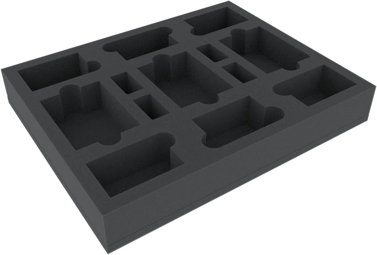 FSLG050BO Full Size foam tray with 13 compartments for accessories
