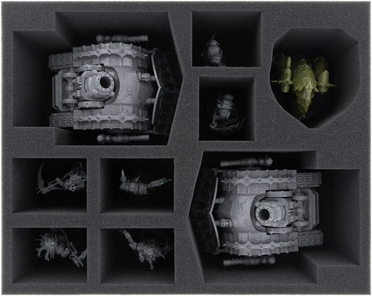 FSMEFM090BO foam tray for Plagueburst Crawler + Myphitic Blight-hauler + 6 miniatures