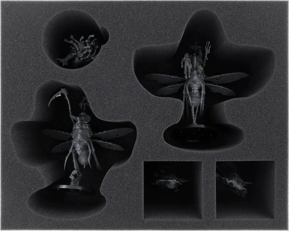 FSMEFW110BO foam tray for Pusgoyle Blightlords + Beast of Nurgle + 2 compartments