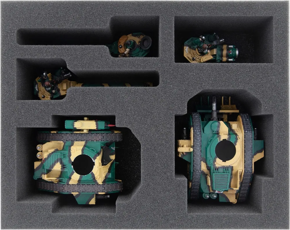 FSMELZ080BO Feldherr foam tray for Leman Russ Battle Tanks