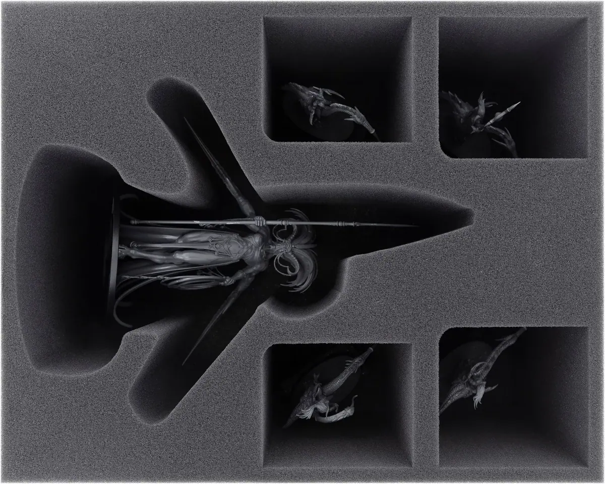 FSMEOG135BO Feldherr foam tray for Keeper of Secrets + 4 miniatures