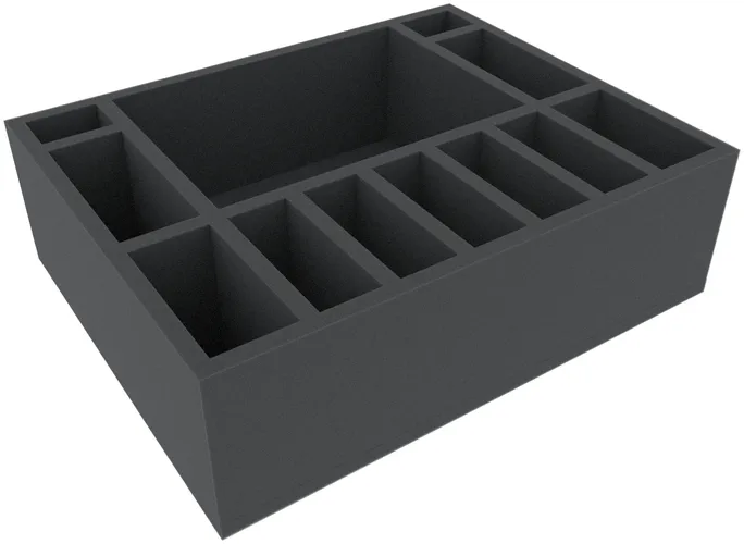 FSMFCA105BO 105 mm Full-Size foam tray with 12 compartments
