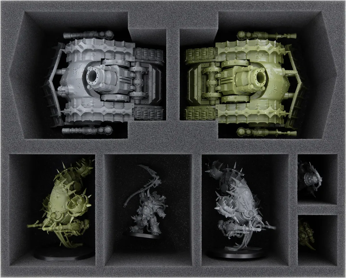 FSMFGH090BO Feldherr foam tray for Plagueburst Crawler + Foetid Bloat-drone + 2 miniatures