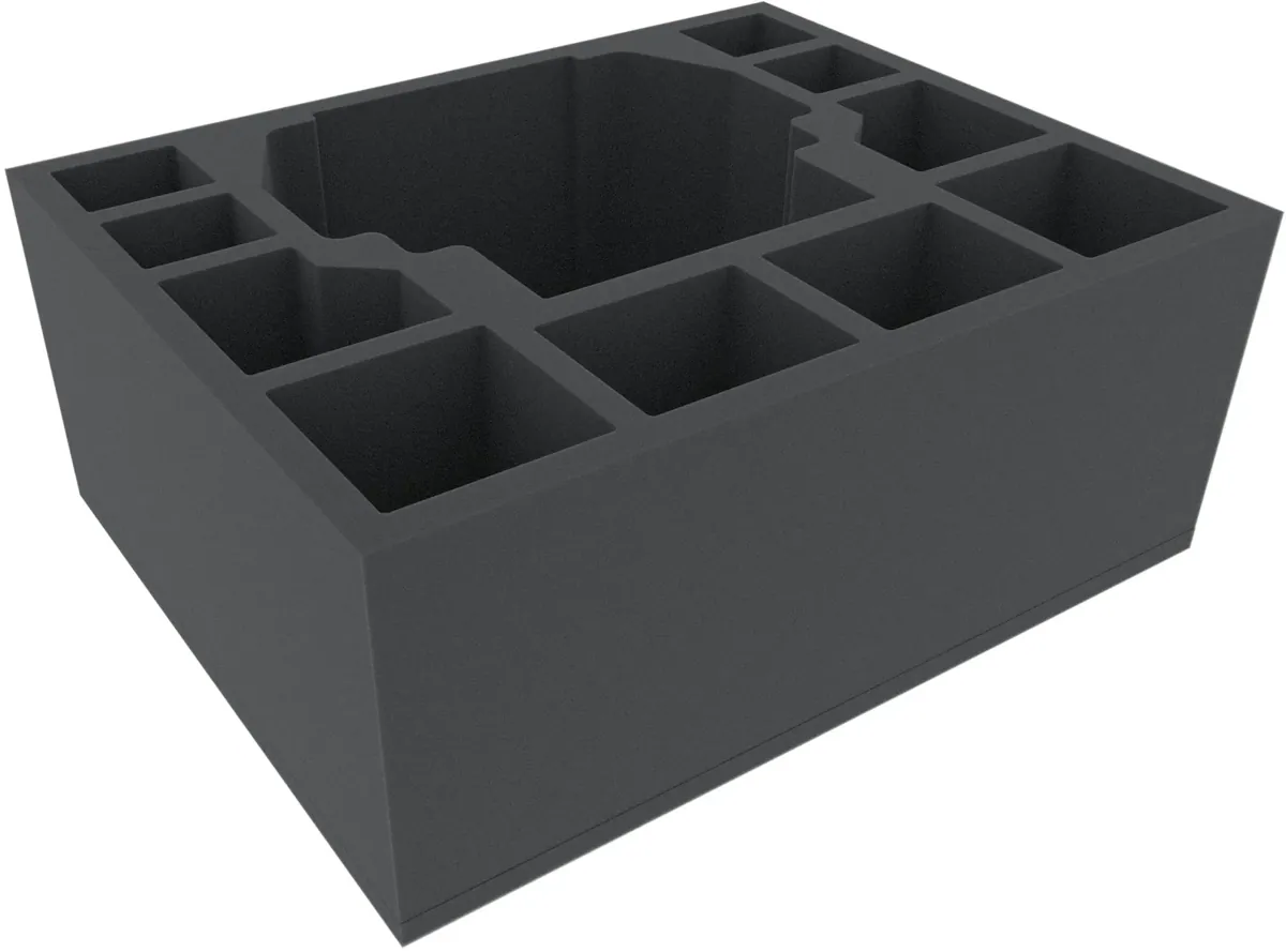 FSMFOM140BO 140 mm Full-Size foam tray with 11 compartments