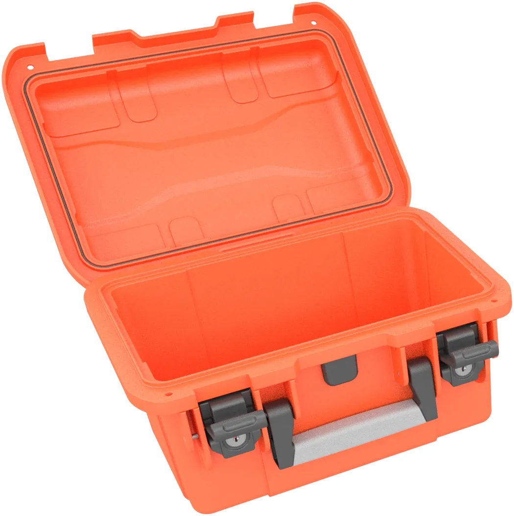 Protection Case Pro with handle and 2 locks blood orange CP S 4316-2002