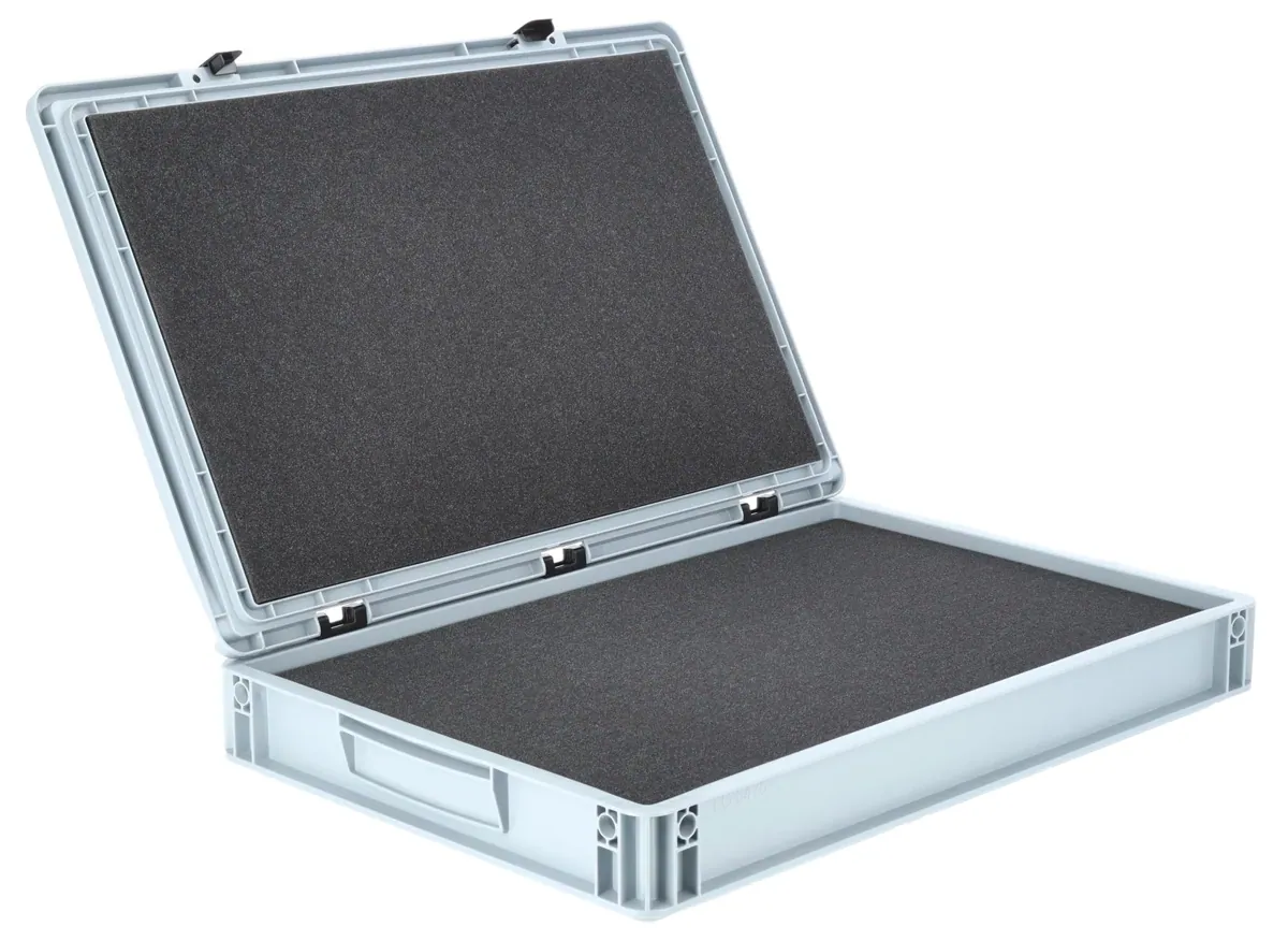 ED 64/75 HG Eurocontainer Case / Euro Box 600 x 400 x 90 mm inclusive pick and pluck foam