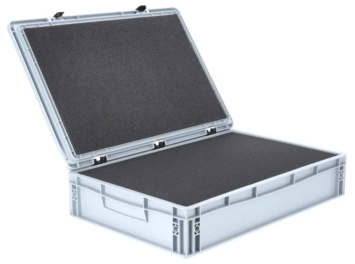 ED 64/12 HG Eurocontainer Case / Euro Box 600 x 400 x 135 mm inclusive pick and pluck foam