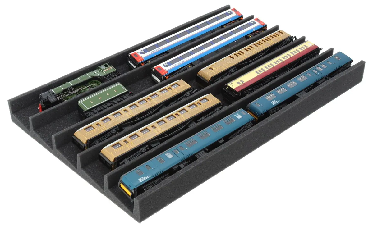 EUMFQFA01 Feldherr PanoramaLiege - 00 scale - 5 compartments for model railway - 560 mm x 360 mm x 45 mm