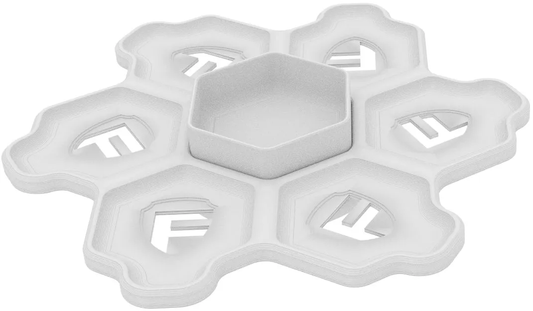 Feldherr SHELL token trays turntable 6+1