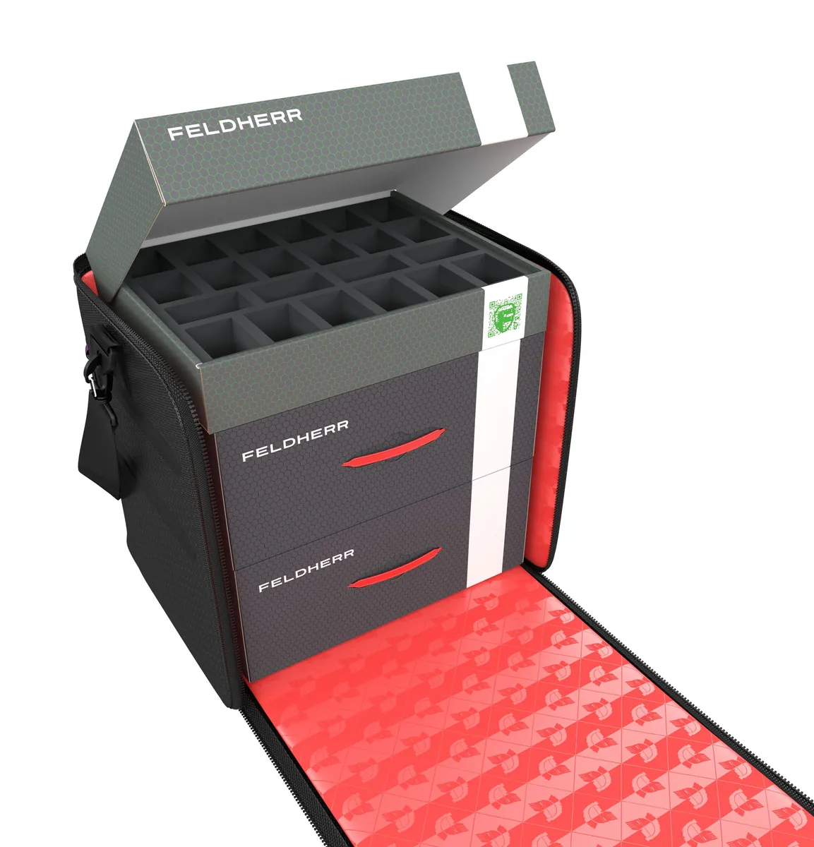 Feldherr GENERAL 370 bag with Storage Boxes FSLB150 + FSLB055 for Aeldari