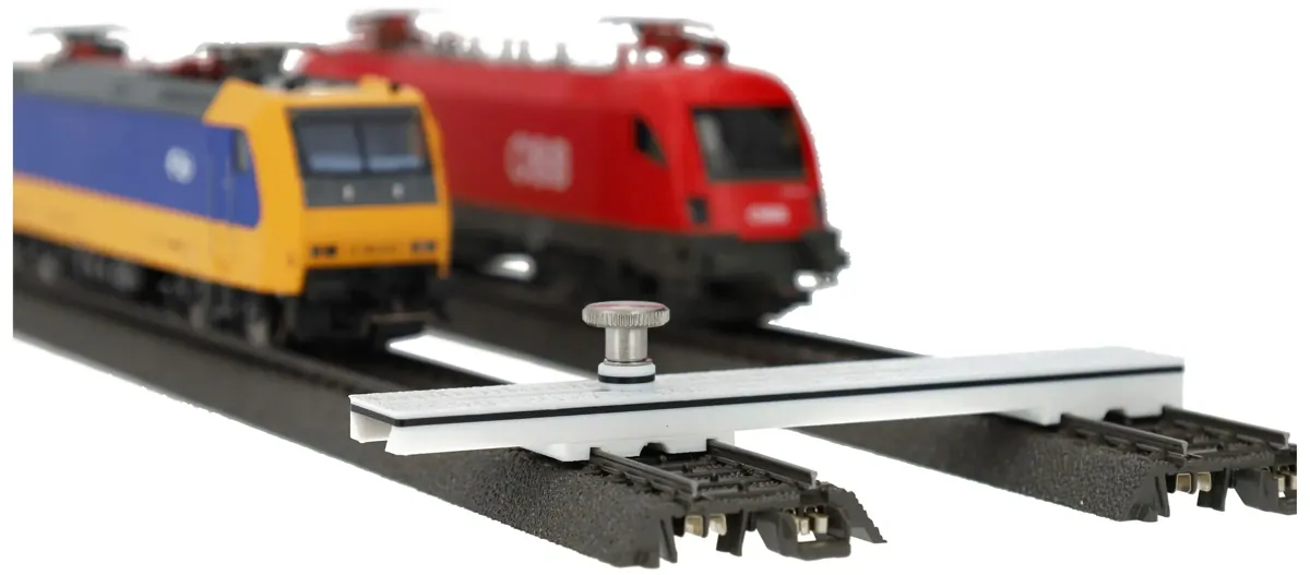 Adjustable Track Spacing Gauge TT - 20 mm to 100 mm - Durable Model Train Tool - Compact Design for Accurate Track Setup