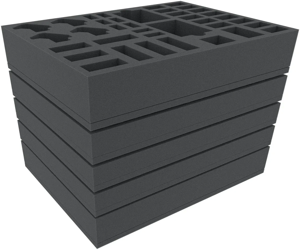 Feldherr foam Set + Organizer Insert for HeroQuest (2021) Core Game + 4 Expansions - core game box