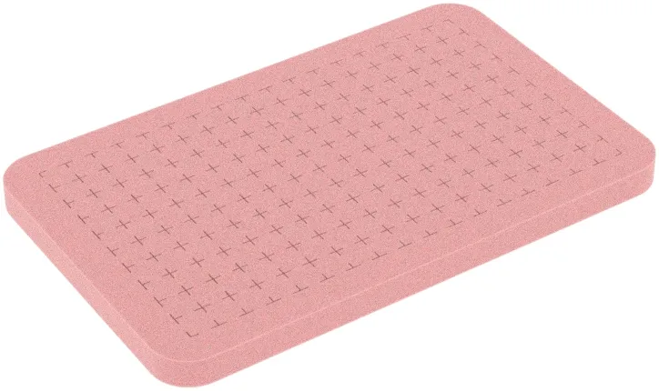 HS015RESD half-size Raster Foam Tray 25 mm - electrostatic dissipative