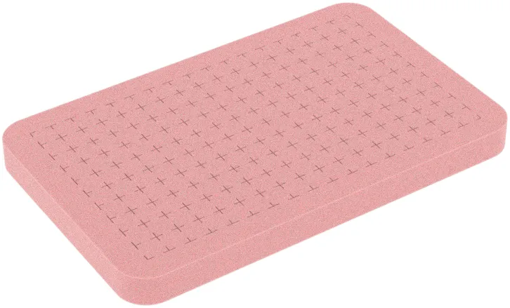 HS020RESD half-size Raster Foam Tray 20 mm - electrostatic dissipative
