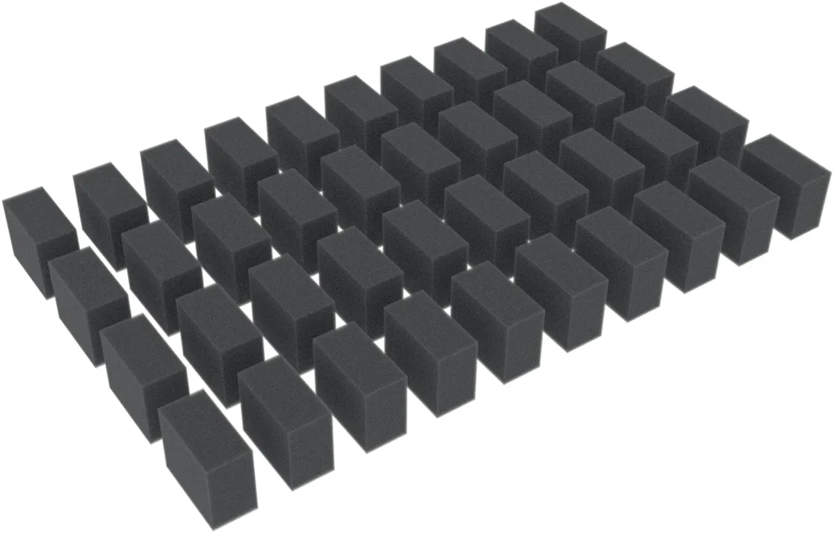 40 spacers / foam blocks - for Z Scale / N Scale - 30 mm x 25 mm x 15 mm HS025A001