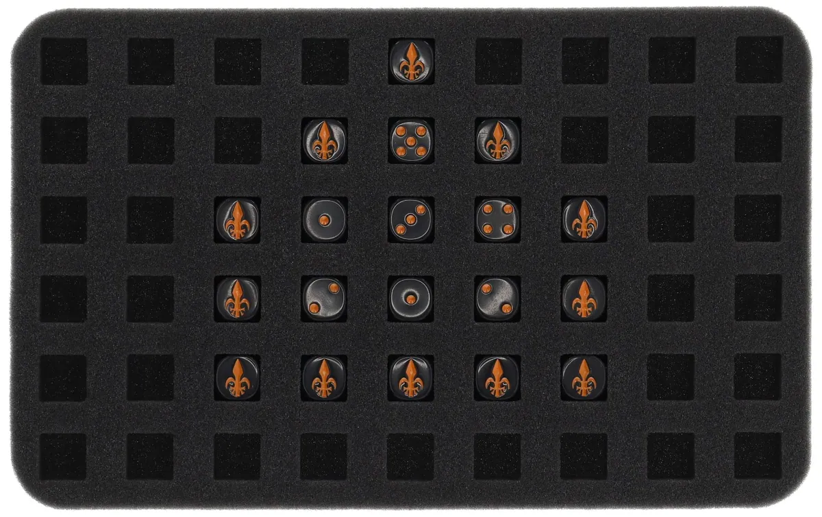 HS025A003 Feldherr foam tray for Kill Team - 54 dice