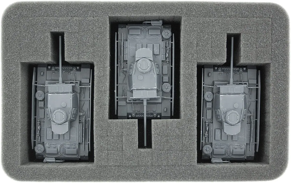 Feldherr Half-Size foam set for Bolt Action - tanks and vehicles